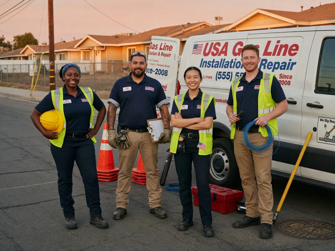 Gas Line Installation company in Manning, ND